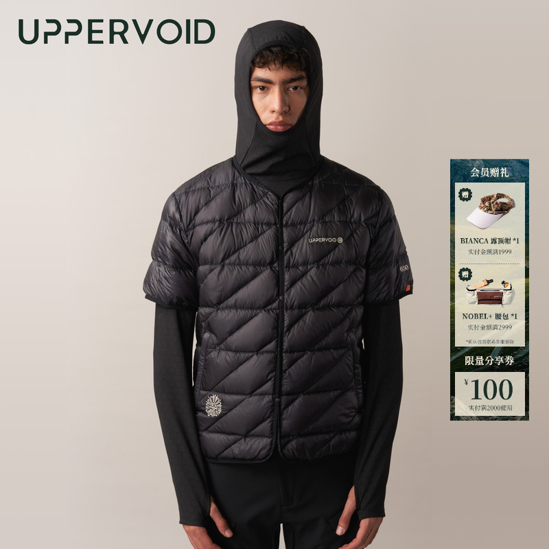 UPPERVOID短袖轻量保暖羽绒服