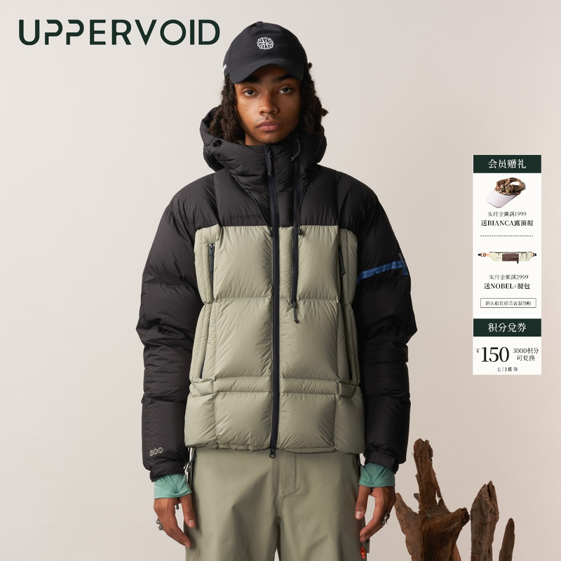 UPPERVOID羽绒服连帽保暖短款