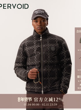 印花羽绒服|保暖鹅绒面包服外套男女秋冬新款|UPPERVOID二普纬度