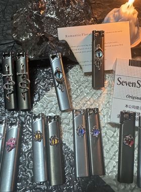 原创防风打火机粉焰充气送男友礼物男女生网红高颜值抖音同款个性