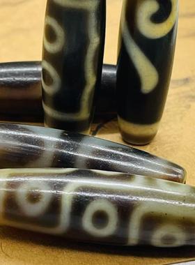 保真品西藏天然玛瑙天珠吊坠包浆