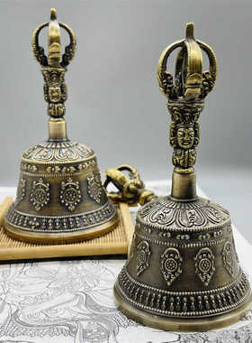 金刚铃杵尼泊尔五股八宝摇铃摆件