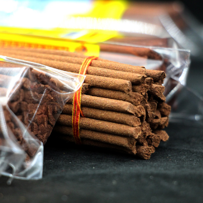 山南敏珠林寺手工藏香礼佛供佛用香古法天然家用线香50支装香薰