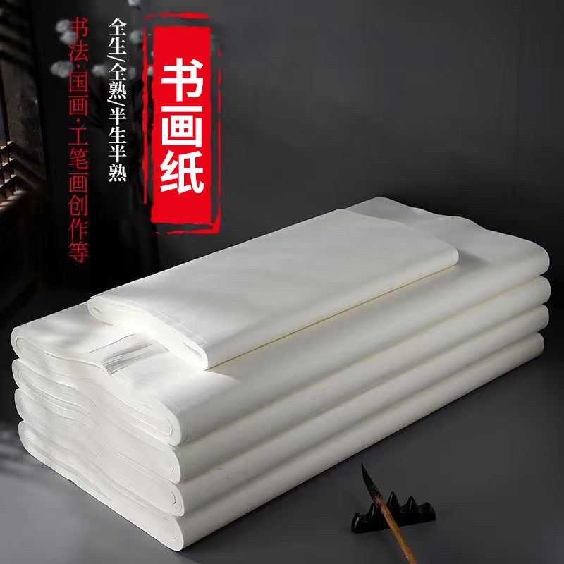 鼎墨轩书画纸全生半生熟书法用纸作品纸国画工笔画初学者练习用纸