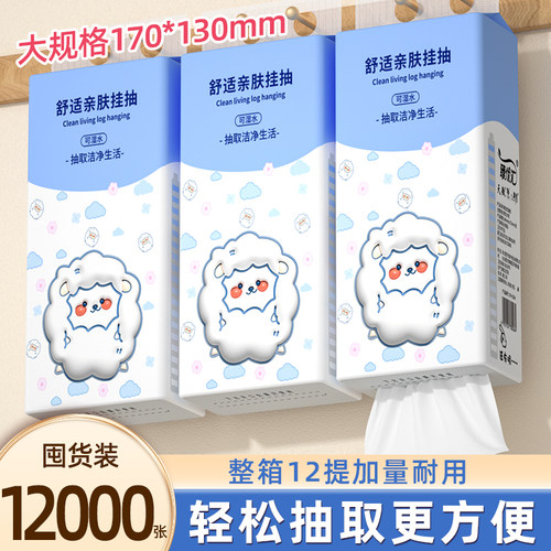 悬挂式抽纸巾家庭装12大提