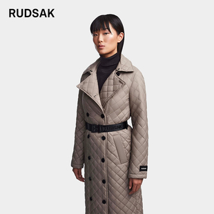 薄绒风衣加购外套时尚 RUDSAK 新款 棉服冬季 百搭高级 DAISY女士长款