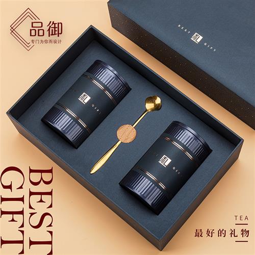 茶叶包装盒新款红色空盒子高档红茶绿茶通用铁罐半斤装空礼盒定制图片