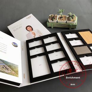 彩色卡片展示书定制板彩绘水晶钢门全屋家居汽车地垫样卡现场印刷