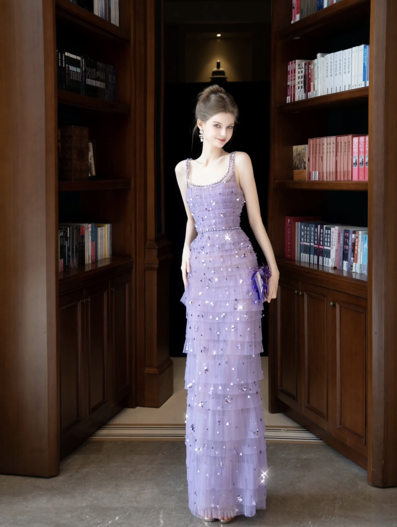 礼服新款新娘结婚敬酒服高端轻奢小众宴会气质名媛亮片鱼尾连衣裙