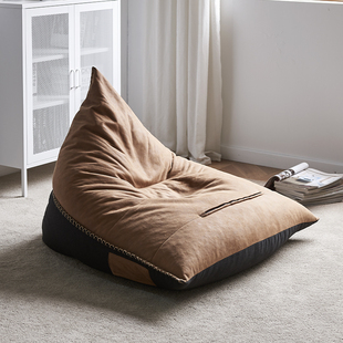 懒人沙发榻榻米单人豆袋日式轻奢风客厅阳台卧室休闲躺椅小沙发
