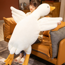 14.8元包邮 梦中熊 可爱大白鹅抱枕 毛绒公仔50cm