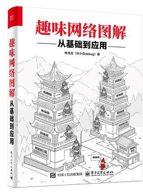 官方正版 趣味网络图解 从基础到应用 林兆伦（@小白debug） 计算机网络技术核心书籍 网络编程数据传输教程 电子工业出版社