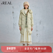 羽绒服女 中长气质百搭时尚 real瑞尔25年冬季 新款