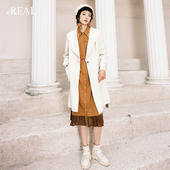 itreal瑞尔女装 秋冬女士中长款 连衣裙休闲显瘦设计感裙子