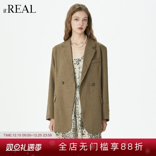 25年秋季新款长袖西装外套