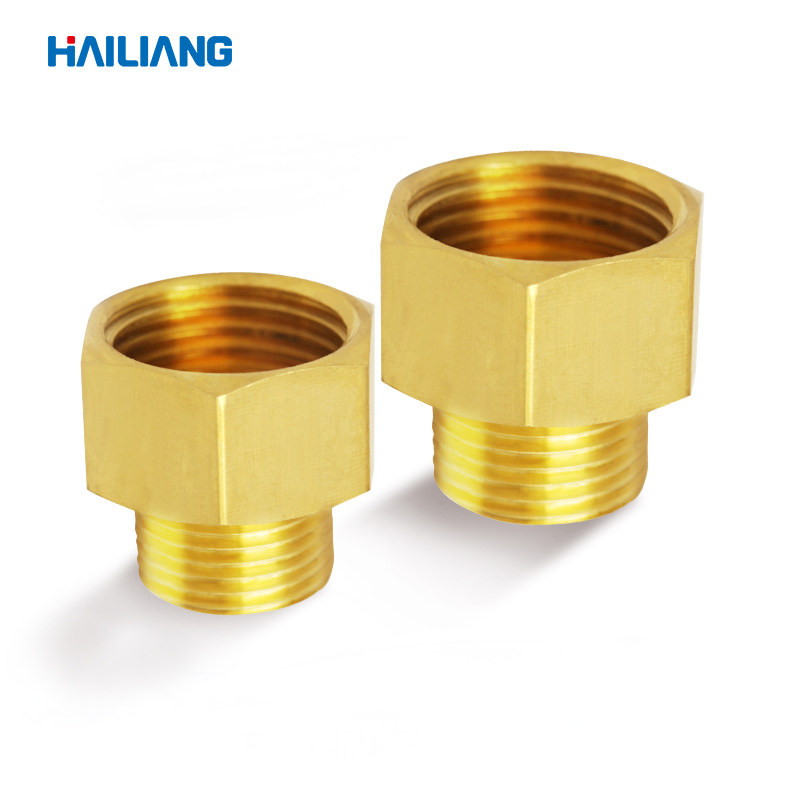 海亮 铜管连接头直通接头转换旋转接头铜管铜水管内外丝直接