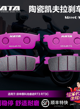 XATA陶瓷刹车片适用宗申赛科龙睿途RT3 RT3C ZS250T-3B改装碟刹皮