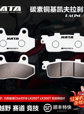 XATA碳素铜基刹车片力刻金浪Chinf318 318GT LK250T LK300T碟刹皮