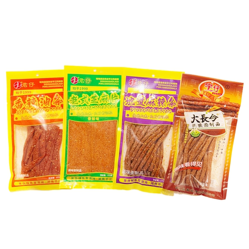君仔172g老式芝麻片麻辣条