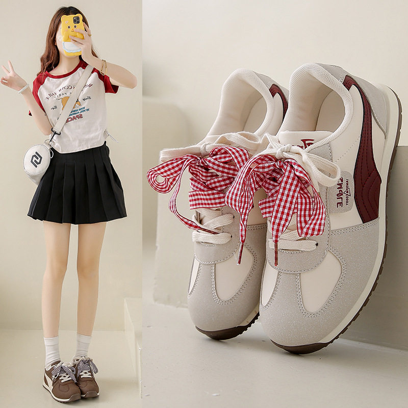 2025新款春季小白鞋女阿甘鞋子ins学生休闲运动百搭板鞋街拍GZ-