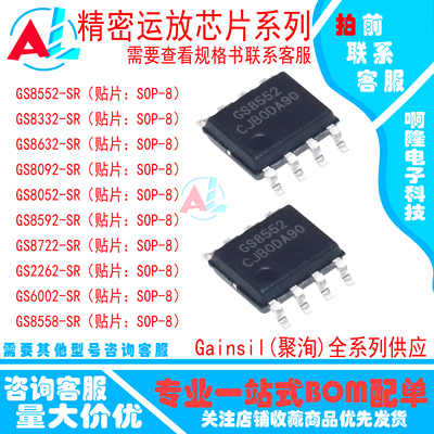 双通道精密运放芯片GS8552