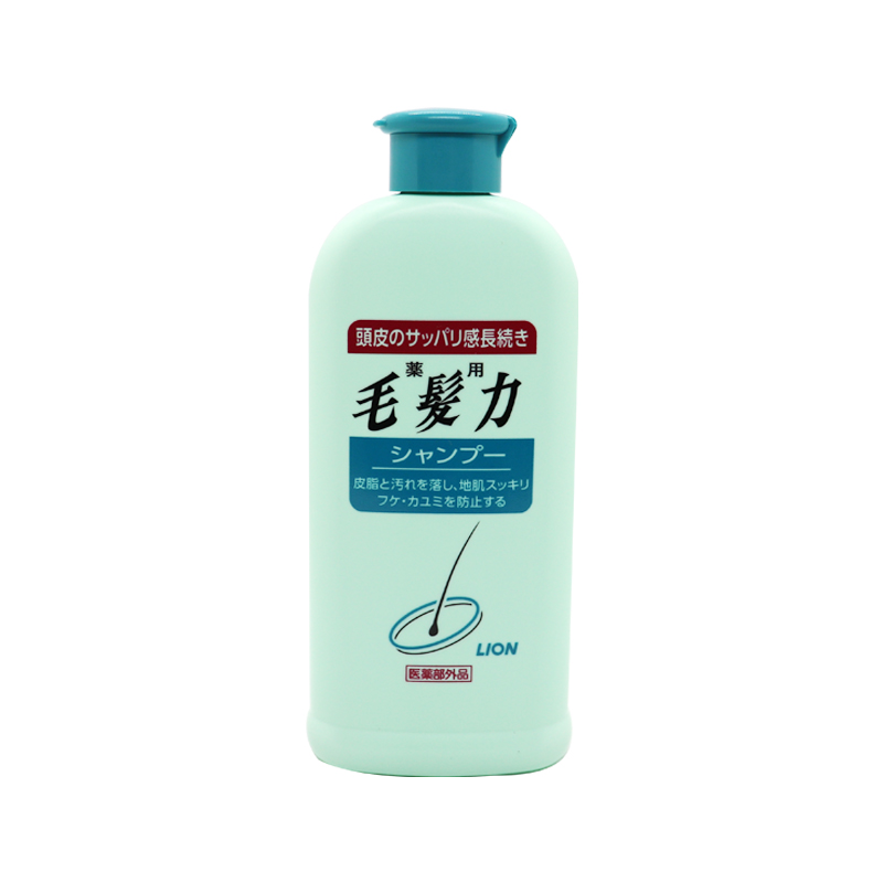 保税区日本LION狮王毛发力清洁洗发水清爽控油止痒去屑护发200ml