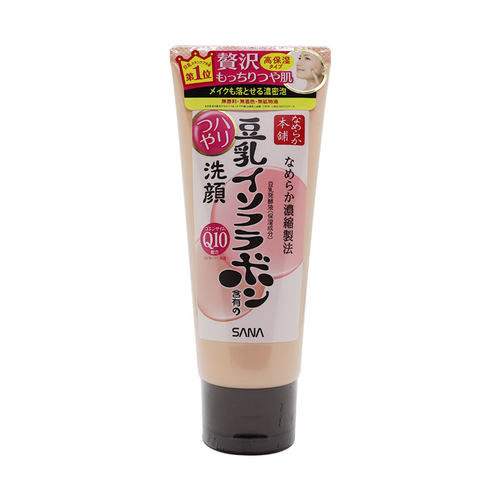 日本本土版 莎娜SANA 豆乳辅酶 Q10 美肌保湿洗面奶150g