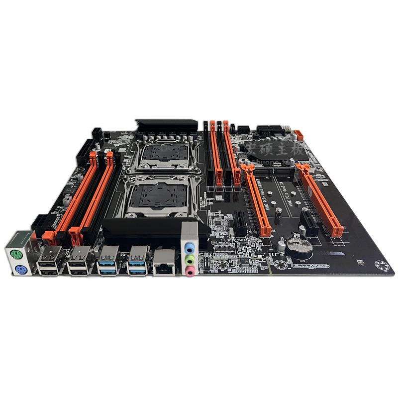 全新X99双路2011-3电脑主板DDR4内存E5 2678 2680V3双cpu多开套装