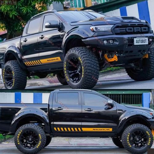 猛禽F150车贴Ranger拉花改装长城炮dmax贴纸坦途装饰贴画侧裙