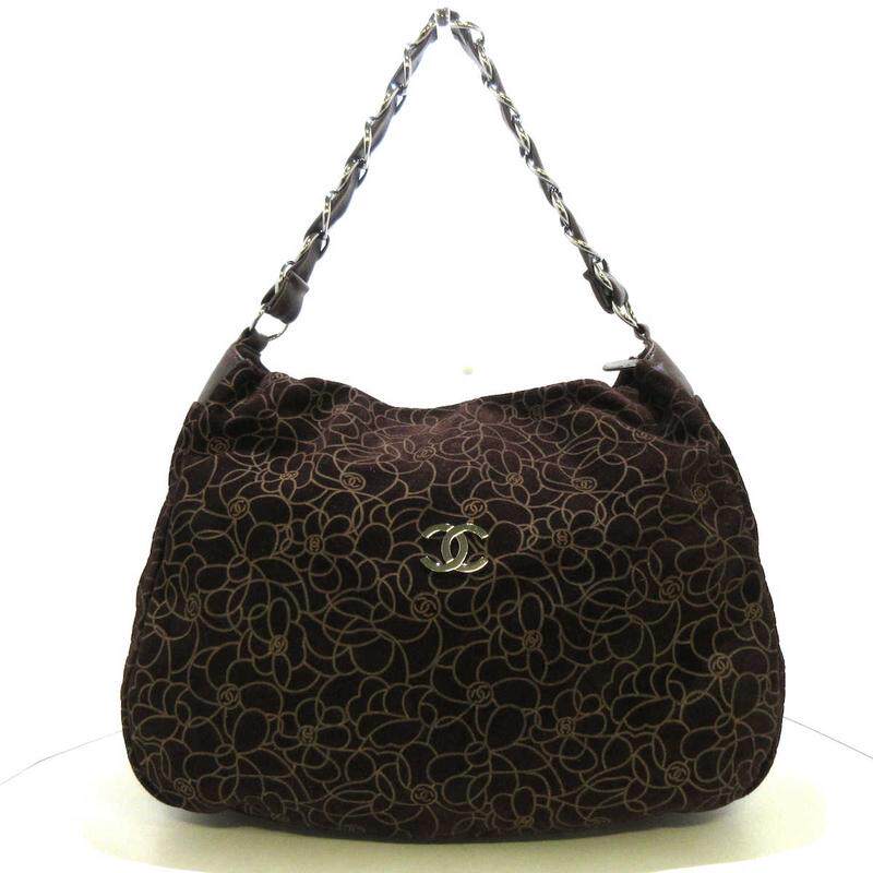 中古香奈儿85新Camelia山茶花单肩包35723050