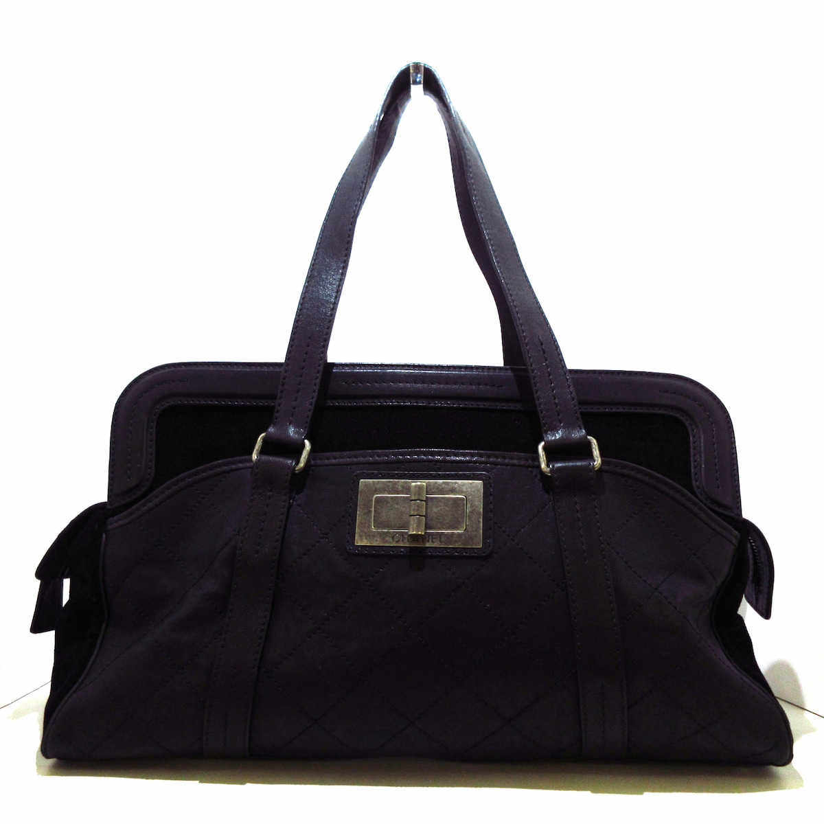 中古chanel香奈儿85新2.55 matelasse菱格纹单肩包36410328