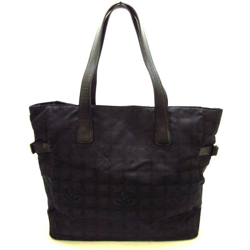 中古香奈儿8新New Travel GM 冰格纹手提包托特包35357784