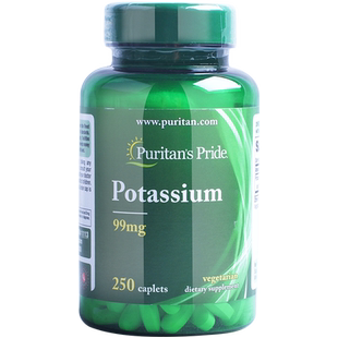 美国进口普丽普莱葡萄糖酸钾螯合钾补钾片元素补充柠檬酸钾退水肿