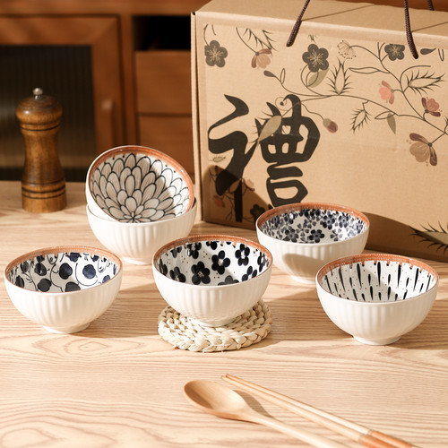 中式餐具米饭碗高颜值家用陶瓷