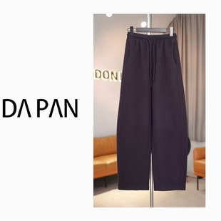 抽绳休闲裤 拉绒工艺绵羊毛弯刀裤 子95421991加绒款 绒里常规版