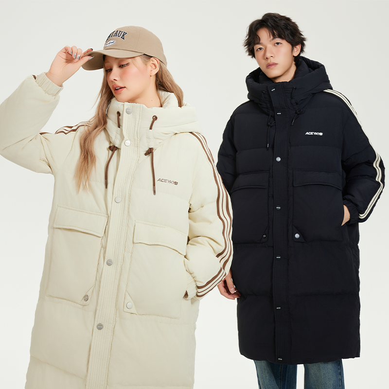 防风防水宽松加厚保暖羽绒服