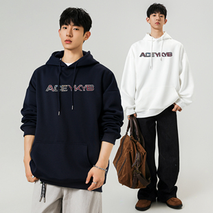 YKYB黄子韬 潮牌卫衣重工刺绣宽松百搭套头男女同款多色帽衫春季