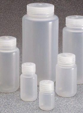 Nalgene 250ml圆底PP可高温高压灭菌包装瓶带盖广口瓶312105-0008