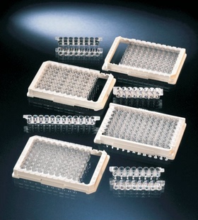 Immuno带框96孔微孔板Maxisorp表面可拆酶标板60个 Nunc 箱468667