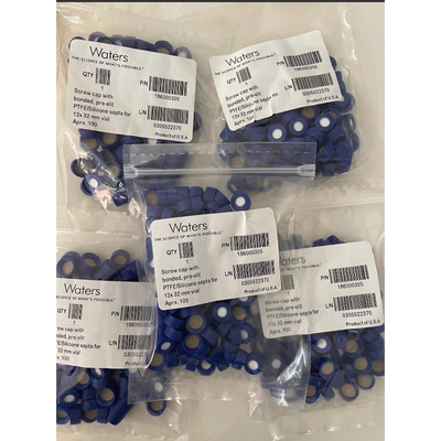 蓝色螺口瓶盖+预开口PTFE/硅胶垫