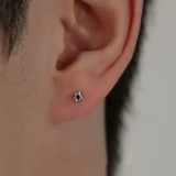 Небольшие дизайнерские брендовые серьги, изысканный стиль