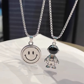 儿童项链男童女童潮流卫衣链配饰装 饰毛衣链子街舞男孩宝宝吊坠酷