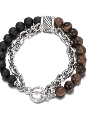 响尾手链ins小众设计拼接串珠