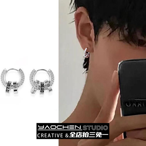 星引之环独特耳环小众设计高级感