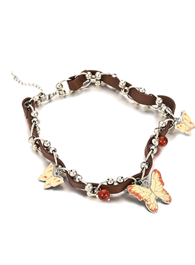 美拉德重工蝴蝶项圈女高级感