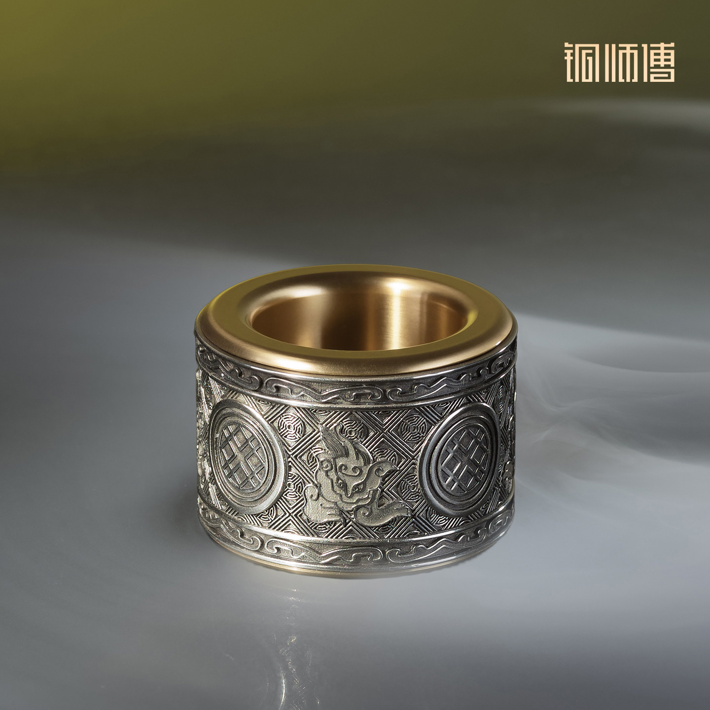 铜师傅 正版授权《凡人动画之两仪环》可转动解压凡人修仙传摆件