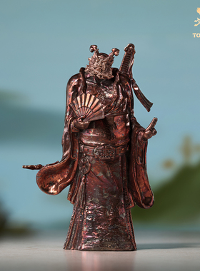 铜师傅《钟馗神威》紫铜摆件