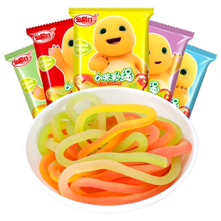 金稻谷6味彩绳软糖21g*30包独立包装创意糖果节日分享零食品