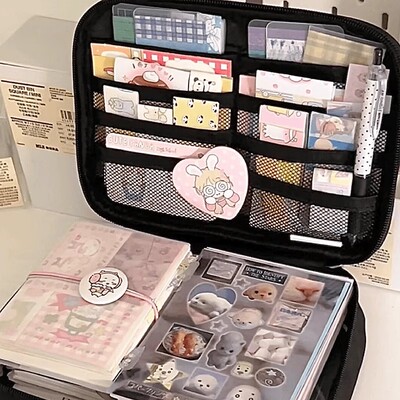 随身手帐收纳包设计感痛包笔袋大容量学生笔袋高颜值ins风小众