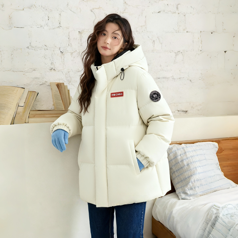 鸭鸭2025新款羽绒服女士潮流加厚